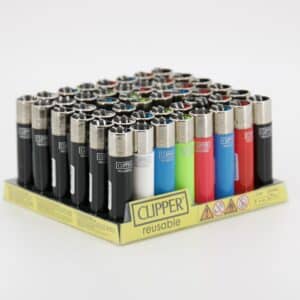 Feuerzeug CLIPPER Standard Motiv" Solid Branded VE48"