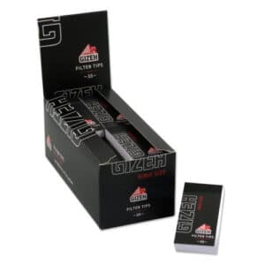 GIZEH BLACK Paper Tips Regular 35 Stk. in VE24