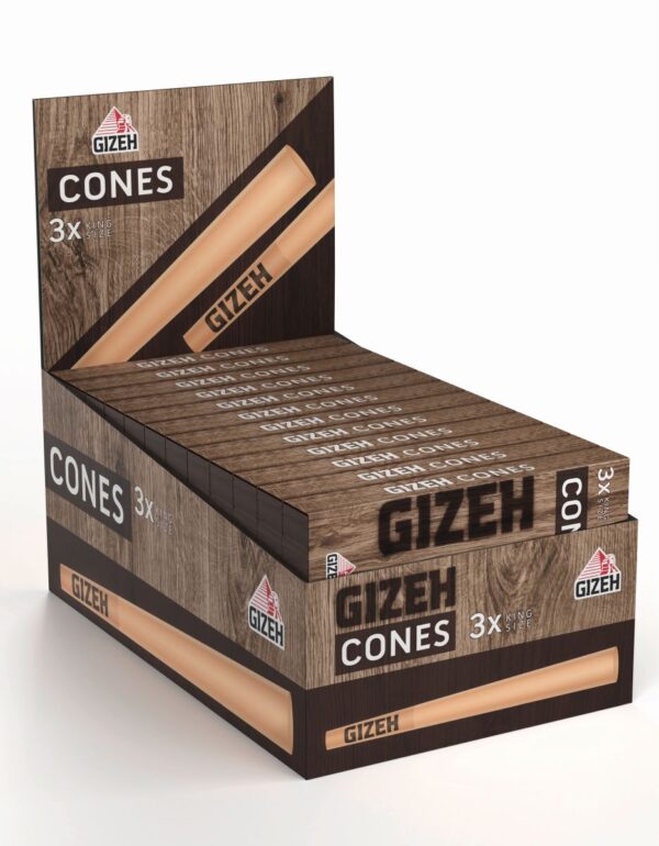 GIZEH BROWN Cones + Tips in VE24