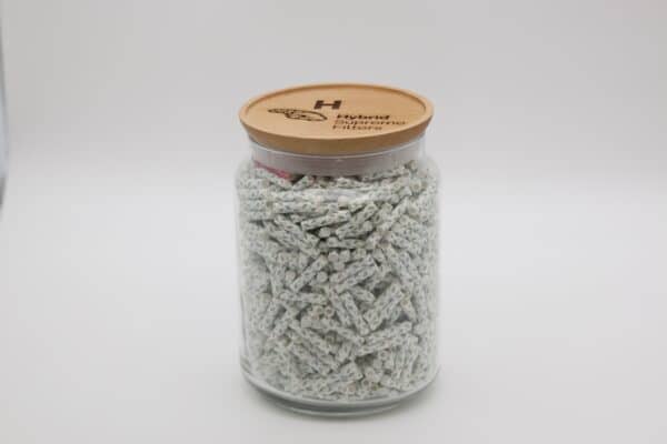 Hybrid Supreme Filters Aktivkohlefilter ø 6.4mm Weiß 1000er Glas
