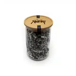 Kailar Aktivkohlefilter Slim Size ø 6mm Schwarz/Weiß 500er Glas