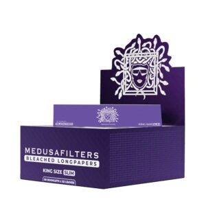 Medusafilters Bleached King Size Slim Papers 32 Stk. in VE50