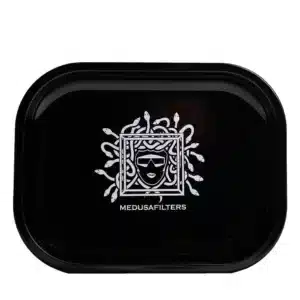 Medusafilters Rolling Tray Logo Schwarz (12.5x18cm)