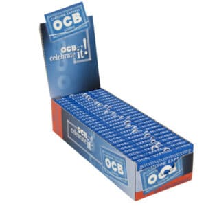 OCB Blau Papers Regular Doppelt mit Gummizug 100 Stk. in VE25