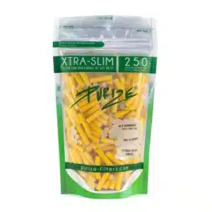 PURIZE Aktivkohlefilter XTRA Slim ø 6mm Yellow 250er