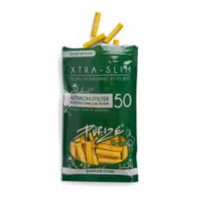 PURIZE Aktivkohlefilter XTRA Slim ø 6mm Yellow 50er