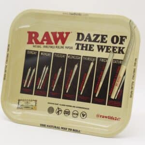 RAW Metall Rolling Tray Daze Wochenplan L (33x27cm)