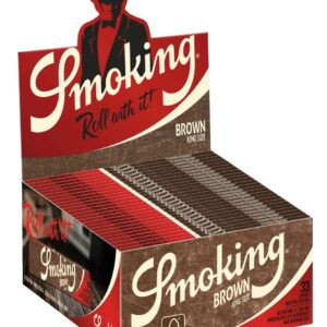 Smoking Brown King Size Slim Papers 33 Stk. VE50