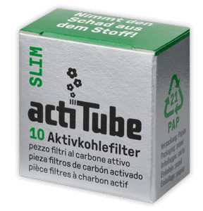 actiTube Aktivkohlefilter SLIM ø 7mm 10er