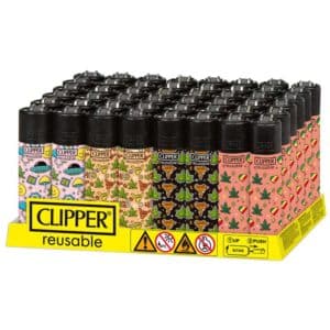 Feuerzeug CLIPPER Standard Motiv" UZI VE48"