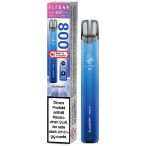 Elfbar 800 Einweg E-Zigarette - Blueberry  mit Nikotin 20 mg/ml