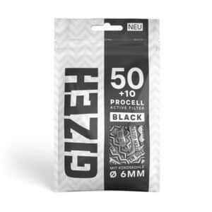 GIZEH Procell Active Filter Black ø 6mm 60er