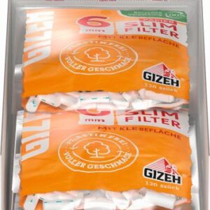 GIZEH Slim Filter Papier ø 6mm 120 Stk. in VE20