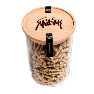 Kailar Aktivkohlefilter Slim Size ø 6mm Organic 500er Glas