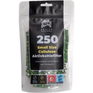 Kailar Aktivkohlefilter Slim Size ø 6mm Grün 250er