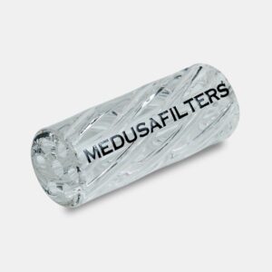 Medusafilters Glass Filter Twisted ø 12 Violett