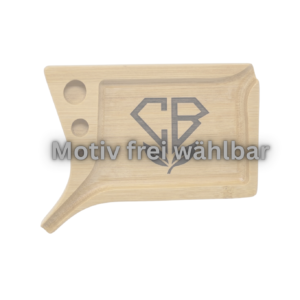 Bambus Rolling Tray mit Stopfhilfe und Custom-Logo