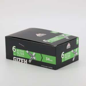 Display: GIZEH BLACK Active Filter ø 6mm 34er in VE10