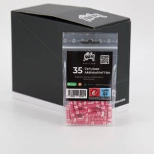 Display: Kailar Aktivkohlefilter Slim Size ø 6mm Pink 35er in VE10